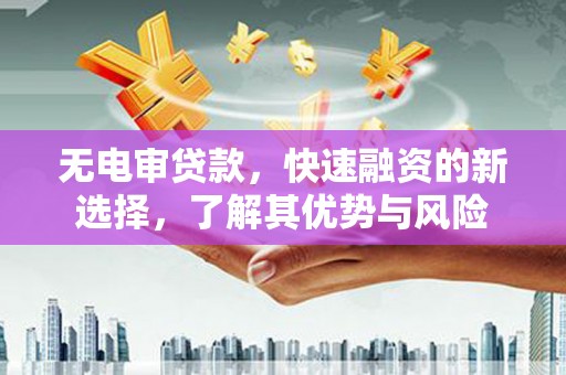 阳西无电审贷款，快速融资的新选择，了解其优势与风险