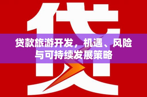阳西贷款旅游开发，机遇、风险与可持续发展策略