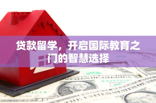 阳西贷款留学，开启国际教育之门的智慧选择