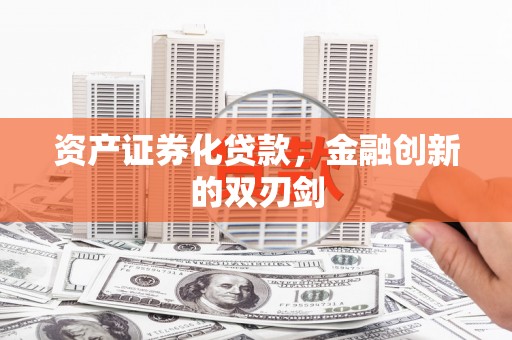 阳西资产证券化贷款，金融创新的双刃剑