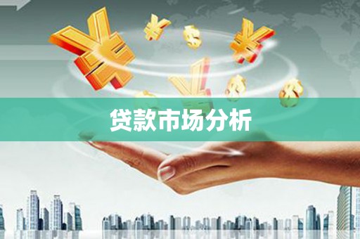 阳西贷款市场分析