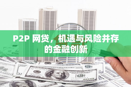 阳西P2P 网贷，机遇与风险并存的金融创新