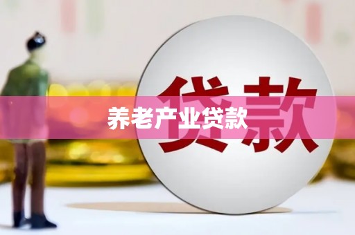 阳西养老产业贷款